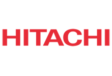 Логотип Hitachi — японского производителя кондиционеров и климатической техники, символизирующий качество и инновации в области технологий.