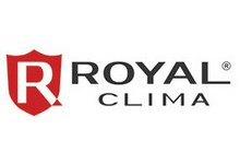 Логотип ROYAL Clima - стильный и современный дизайн, символизирующий высокое качество и инновации в производстве климатической техники и кондиционеров.